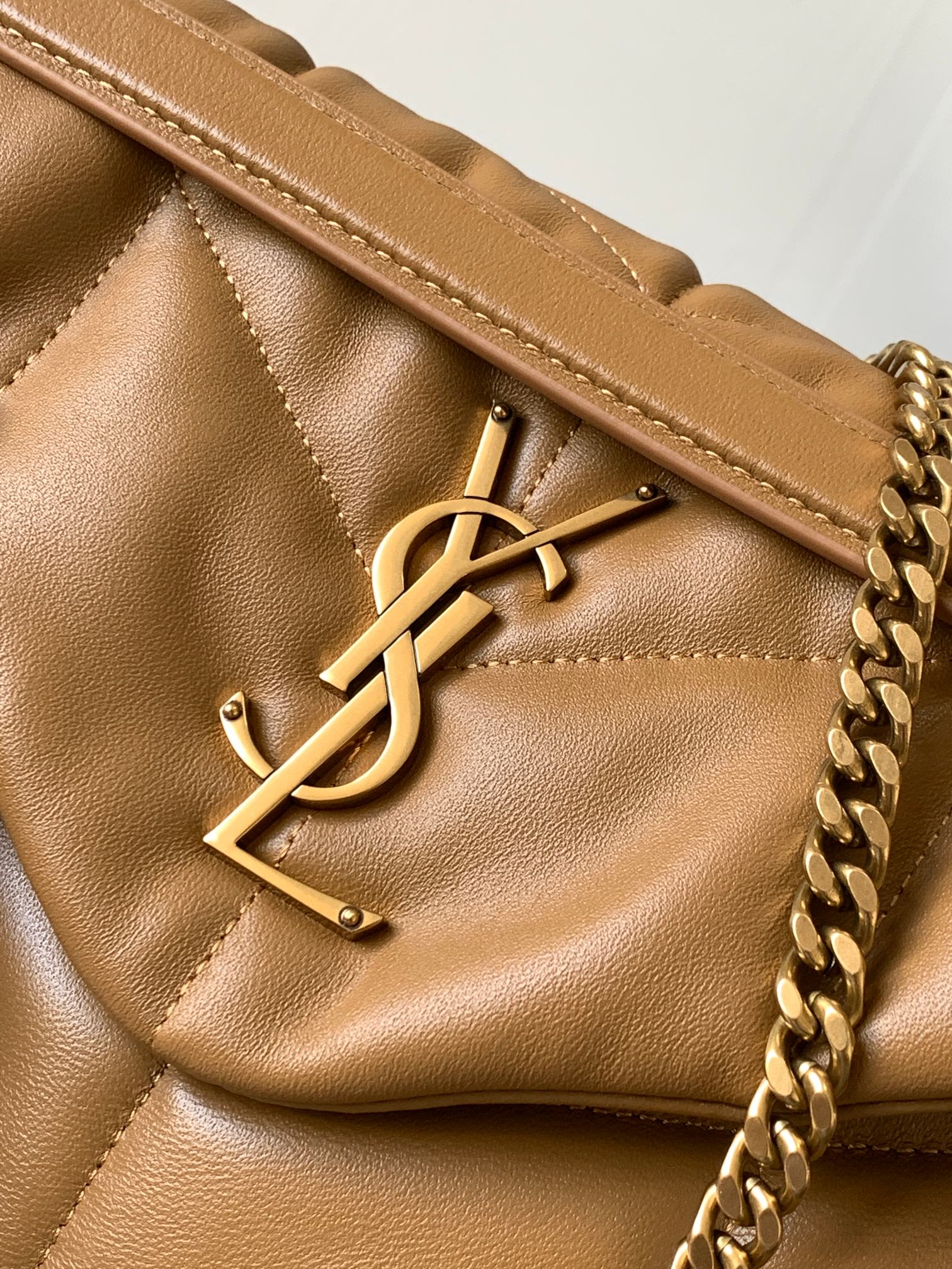 PUFFER SMALL CHAIN BAG IN VELVET AND SMOOTH LEATHER