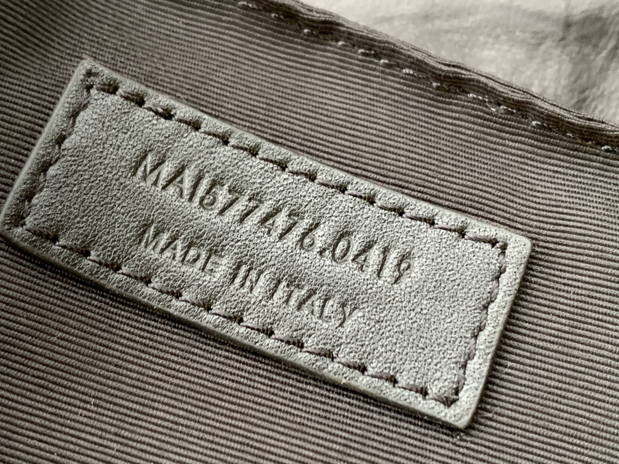 PUFFER MEDIUM CHAIN BAG IN DENIM AND SMOOTH LEATHER