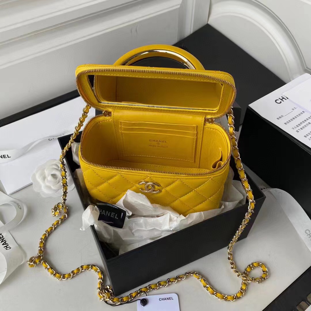 Ch*el cosmetic bag