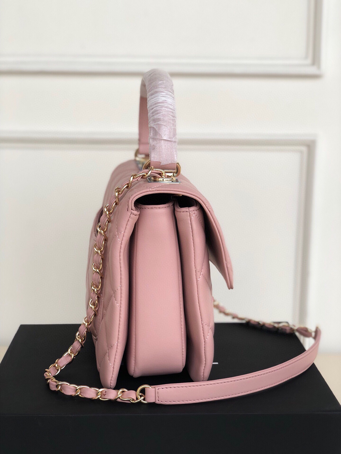 Ch*el trendy cc flap bag pink