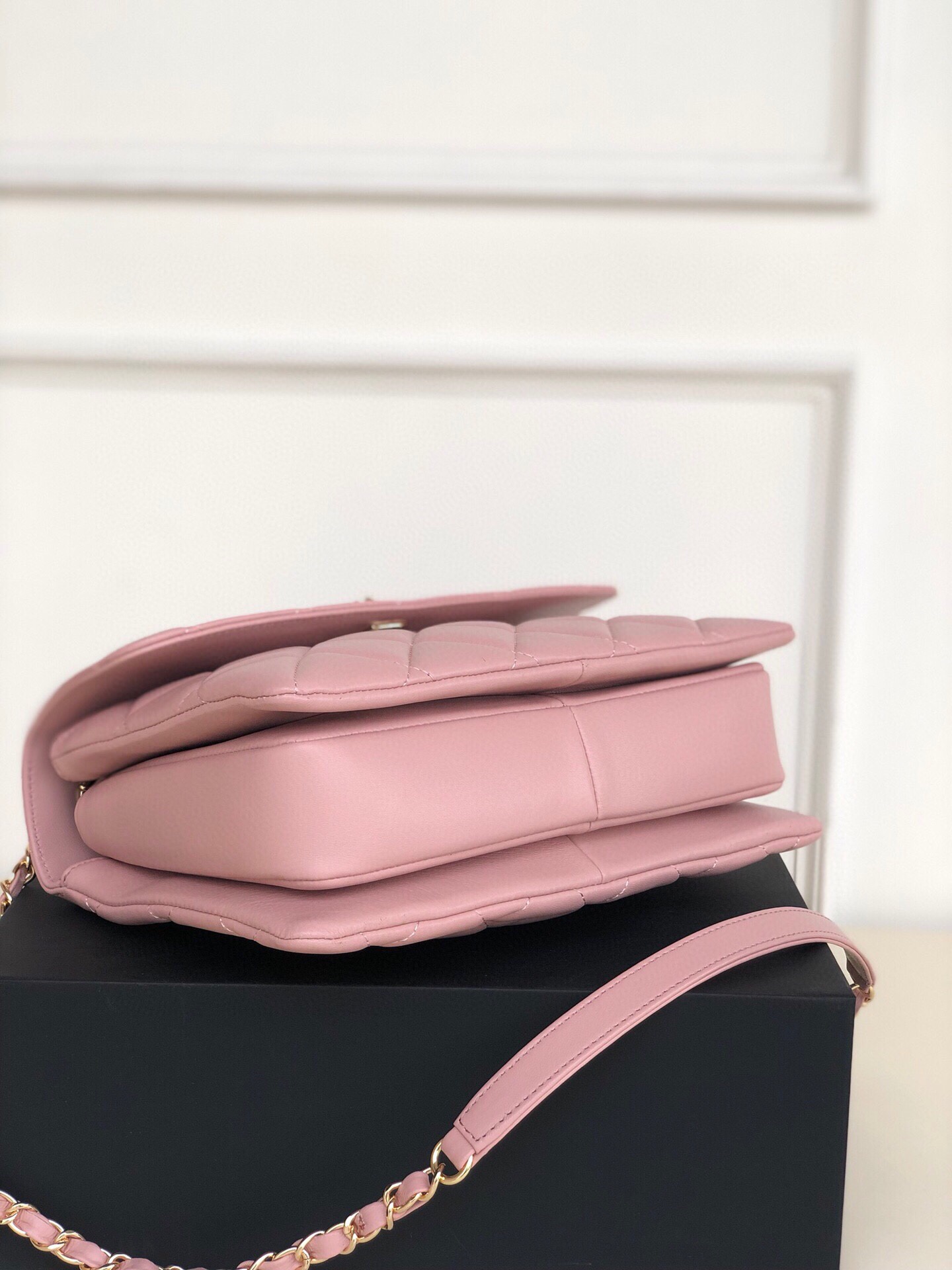 Ch*el trendy cc flap bag pink