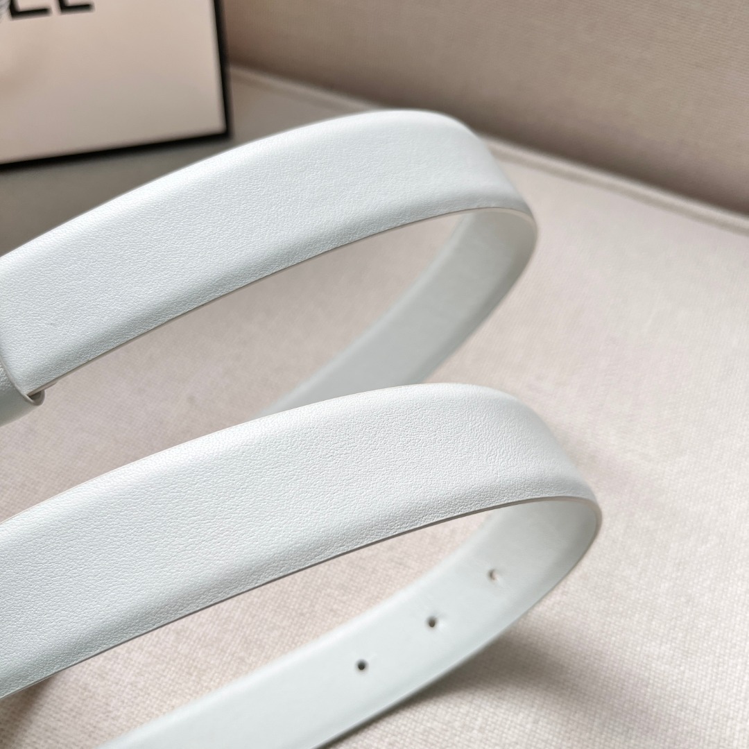Ch*el cc logo leather belt