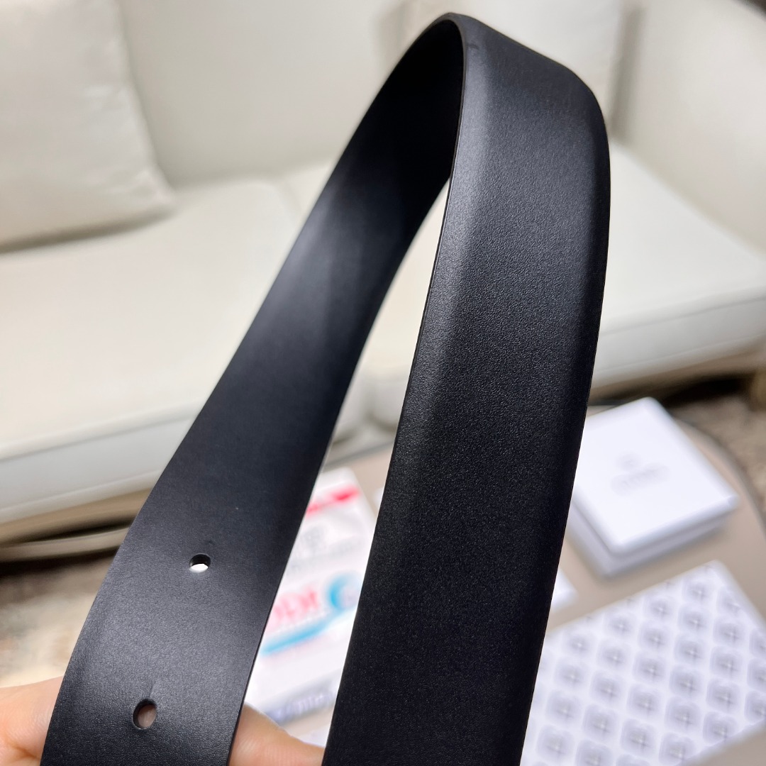 Ch*el leather belt