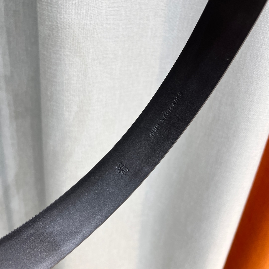 Ch*el leather belt