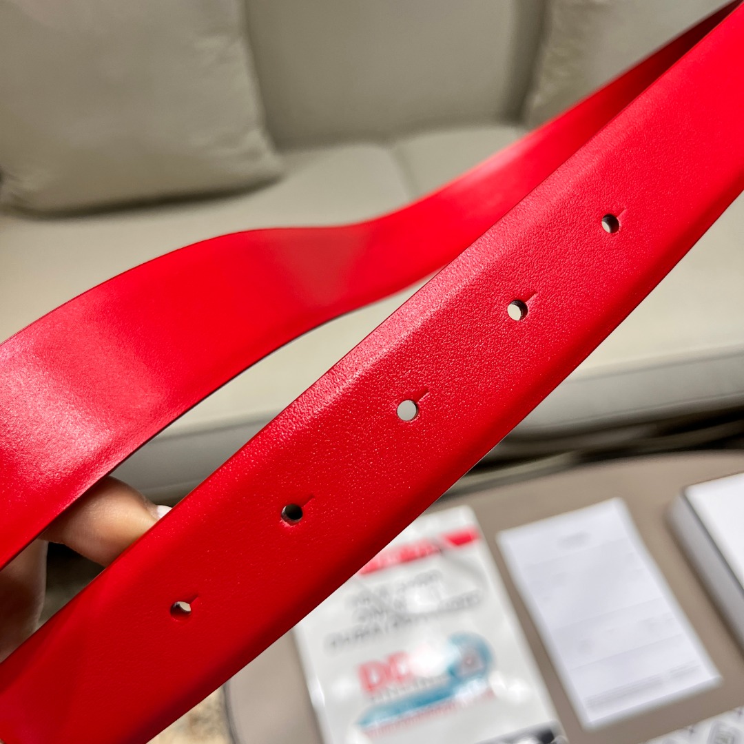 Ch*el leather belt
