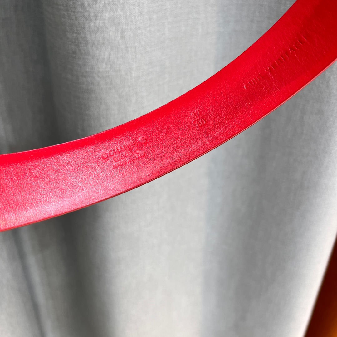 Ch*el leather belt