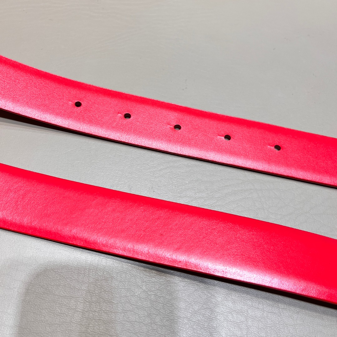 Ch*el leather belt