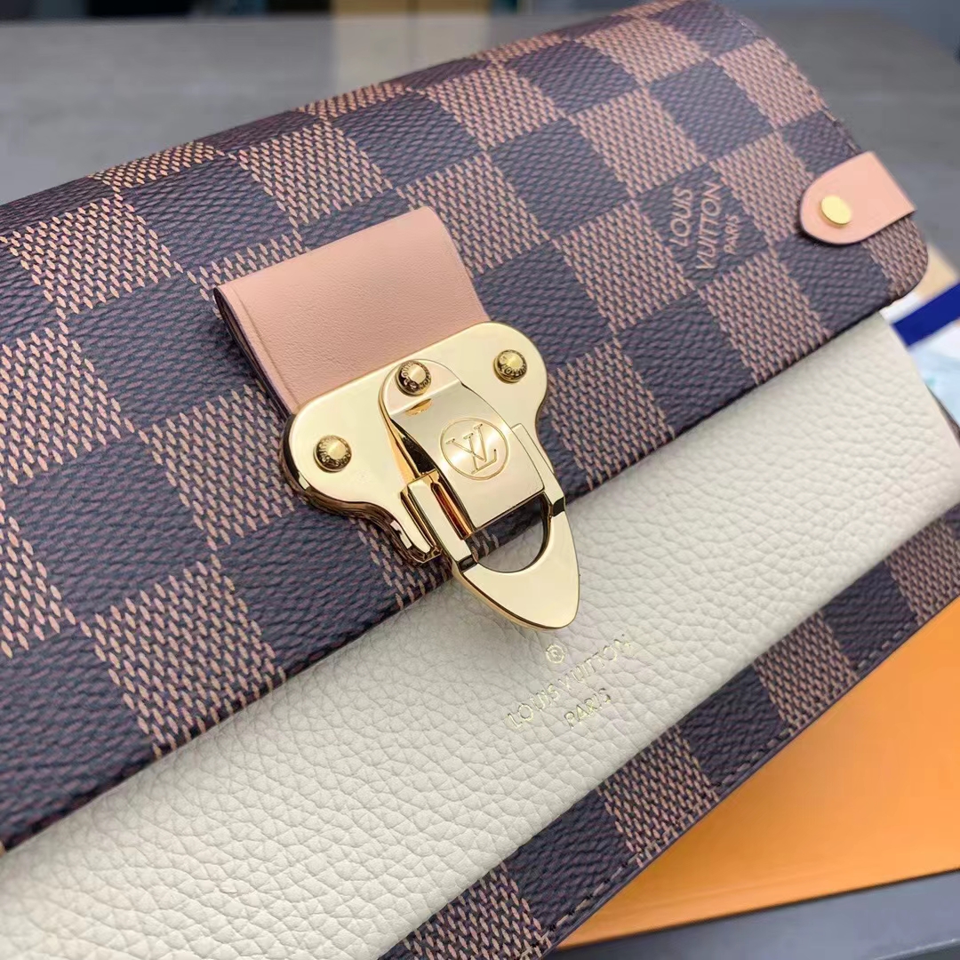 Vavin Chain Wallet NM Damier with Leather
