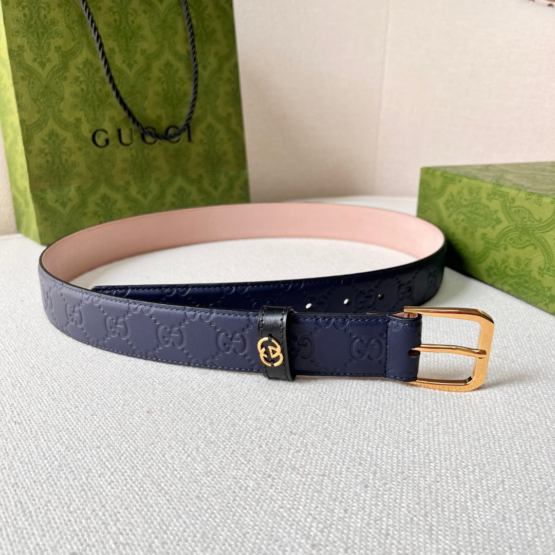 G*u*i monogram belt