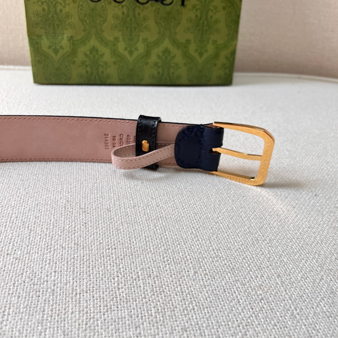 G*u*i monogram belt