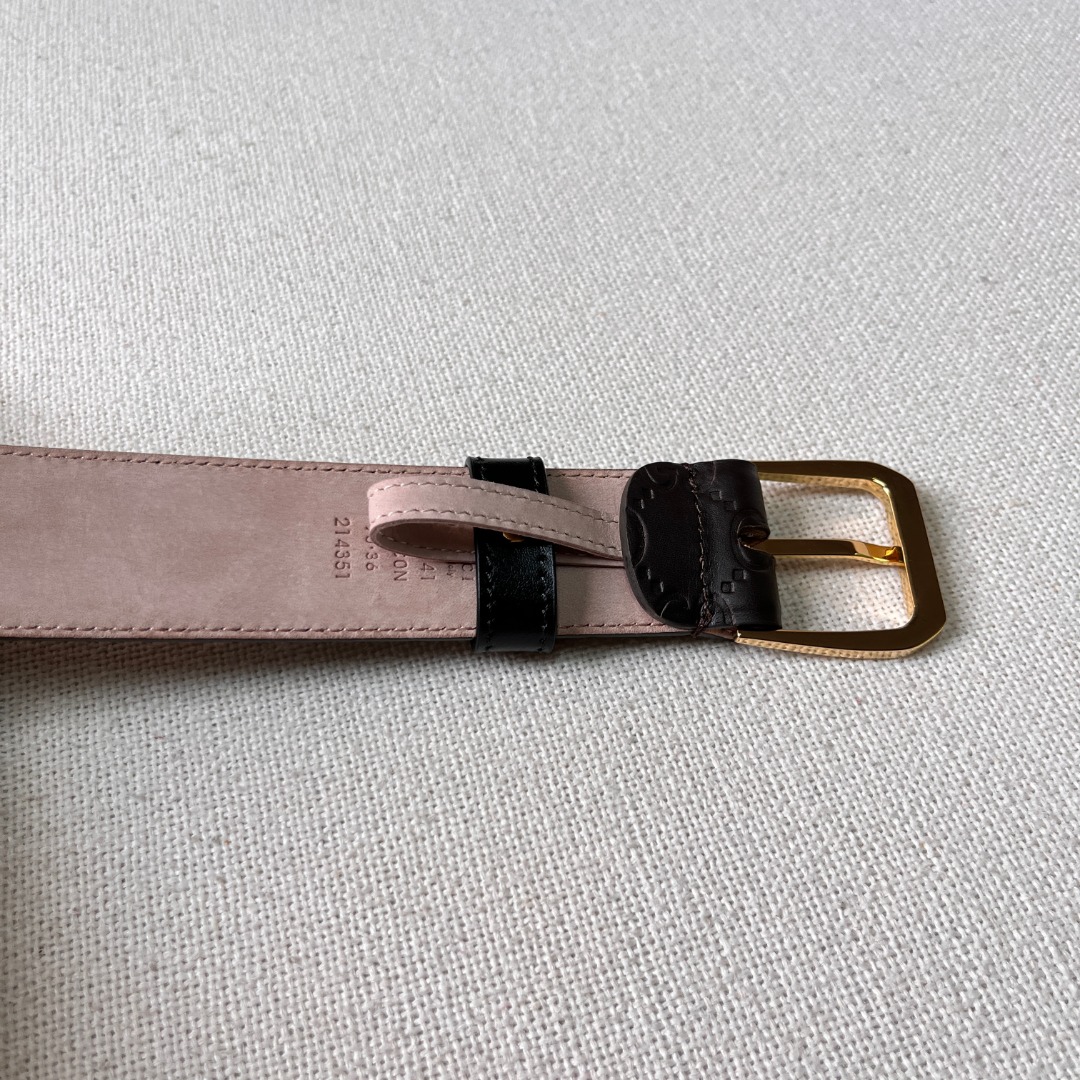 G*u*i monogram belt