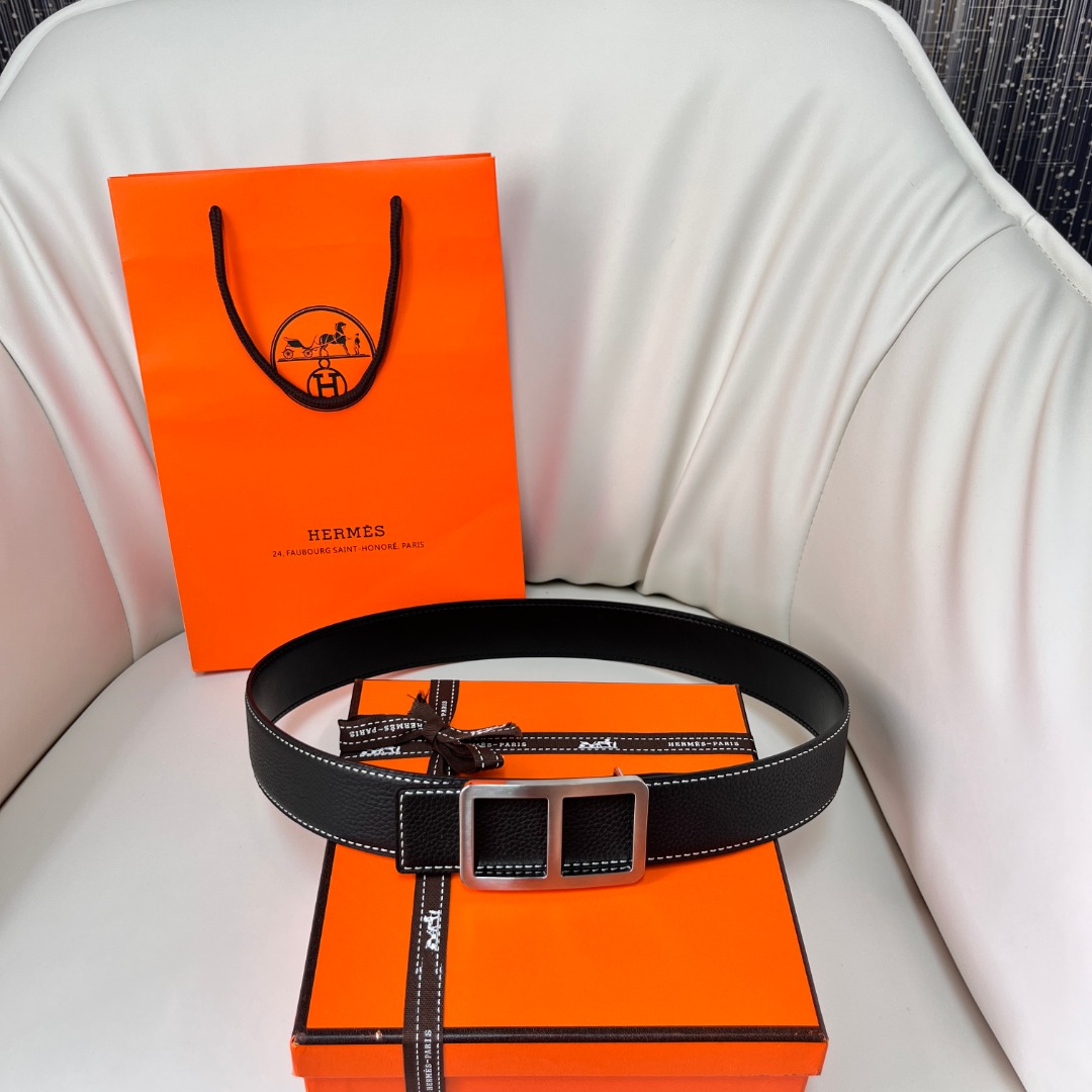 H**mes leather belt