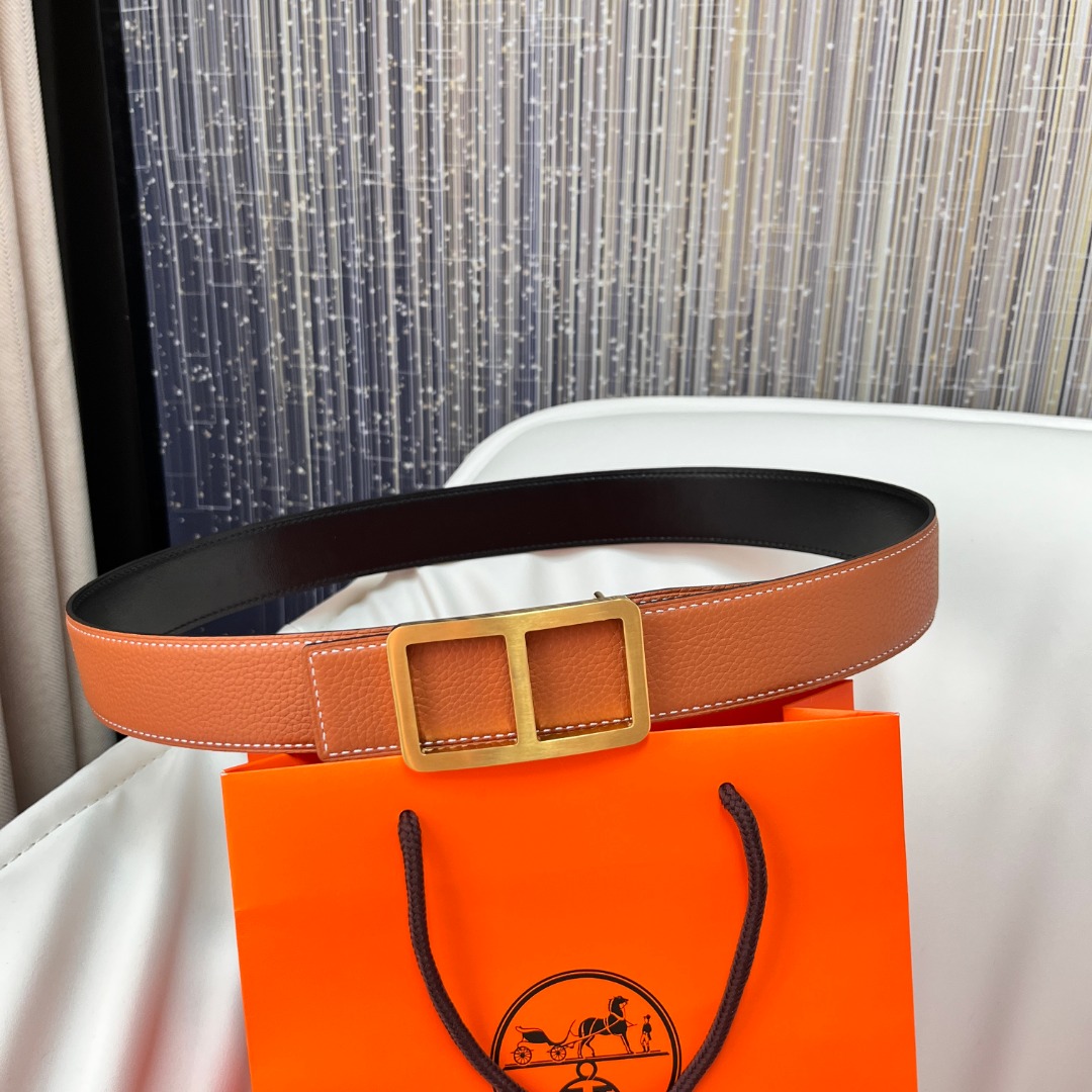 H**mes leather belt
