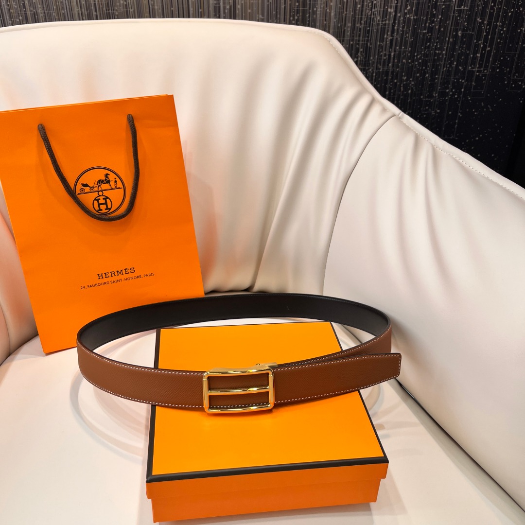 H**mes leather belt