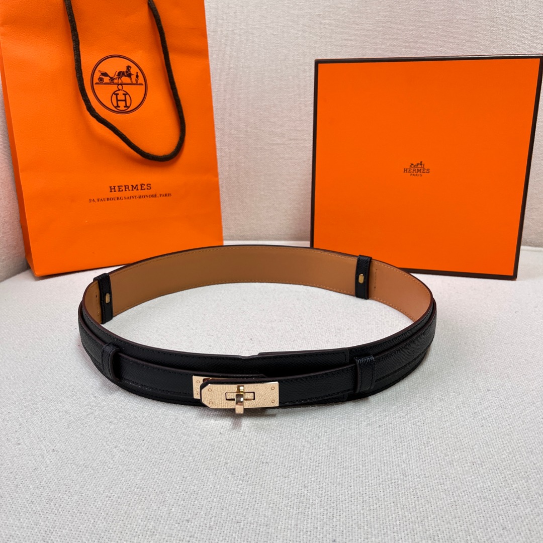 H**mes epsom kelly belt