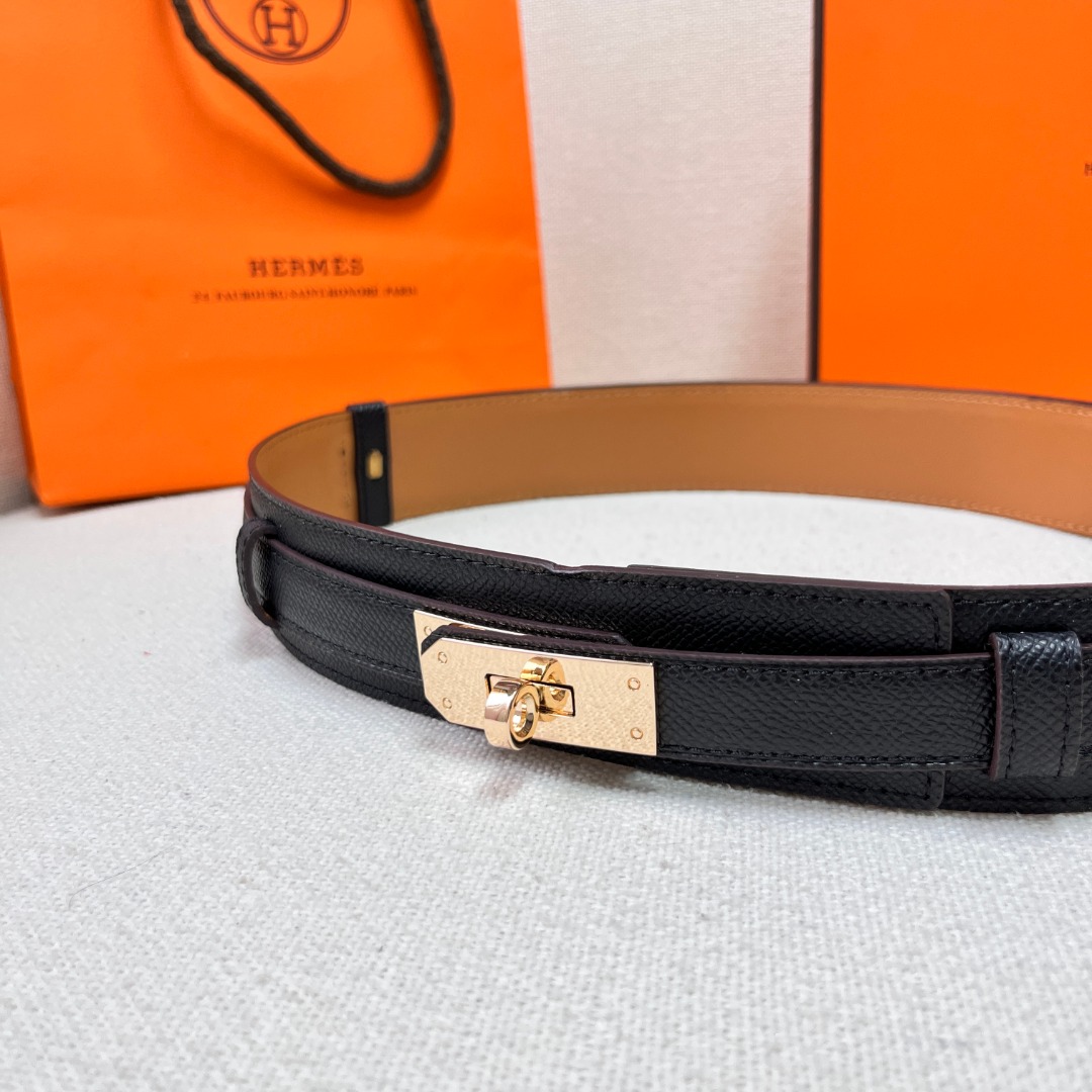 H**mes epsom kelly belt