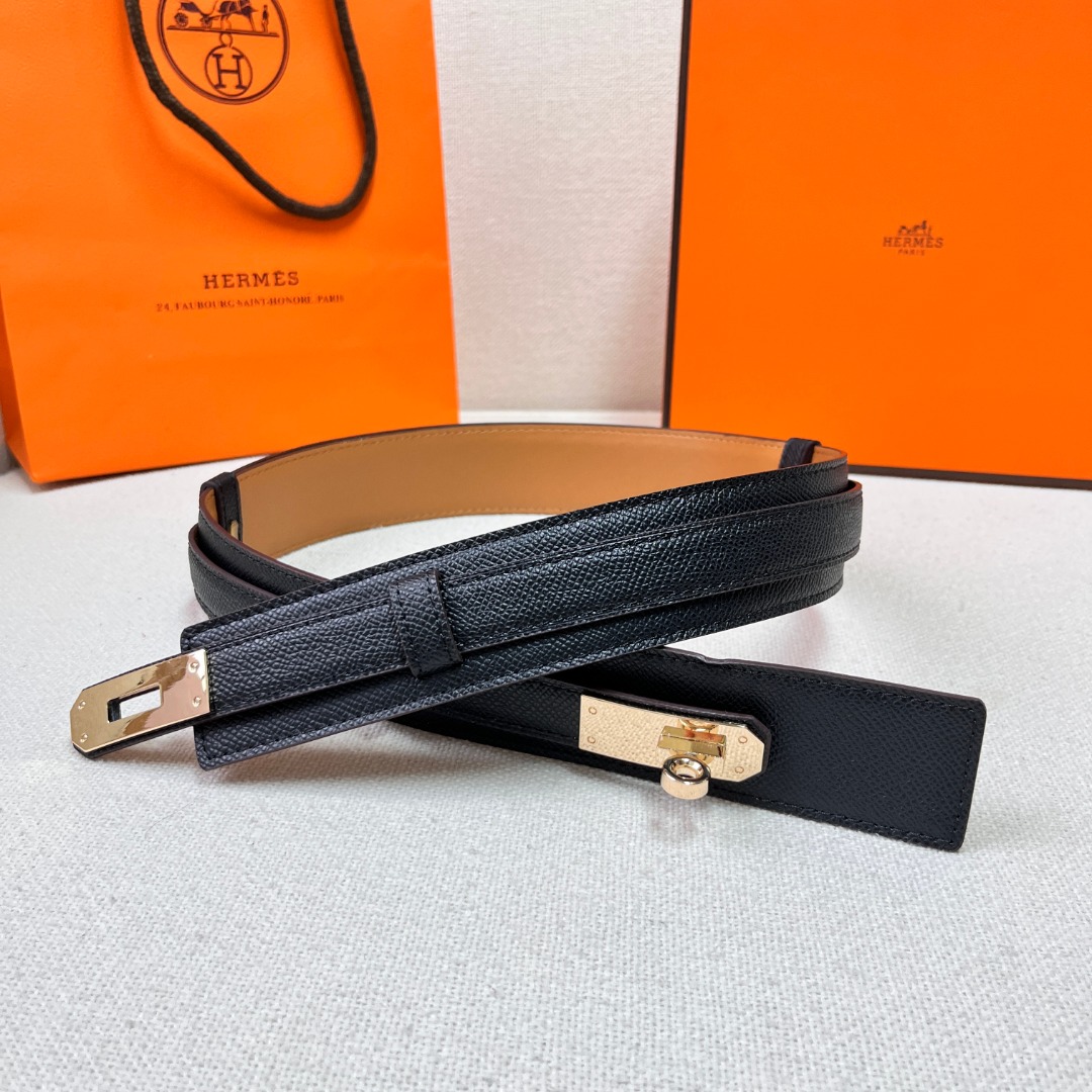H**mes epsom kelly belt