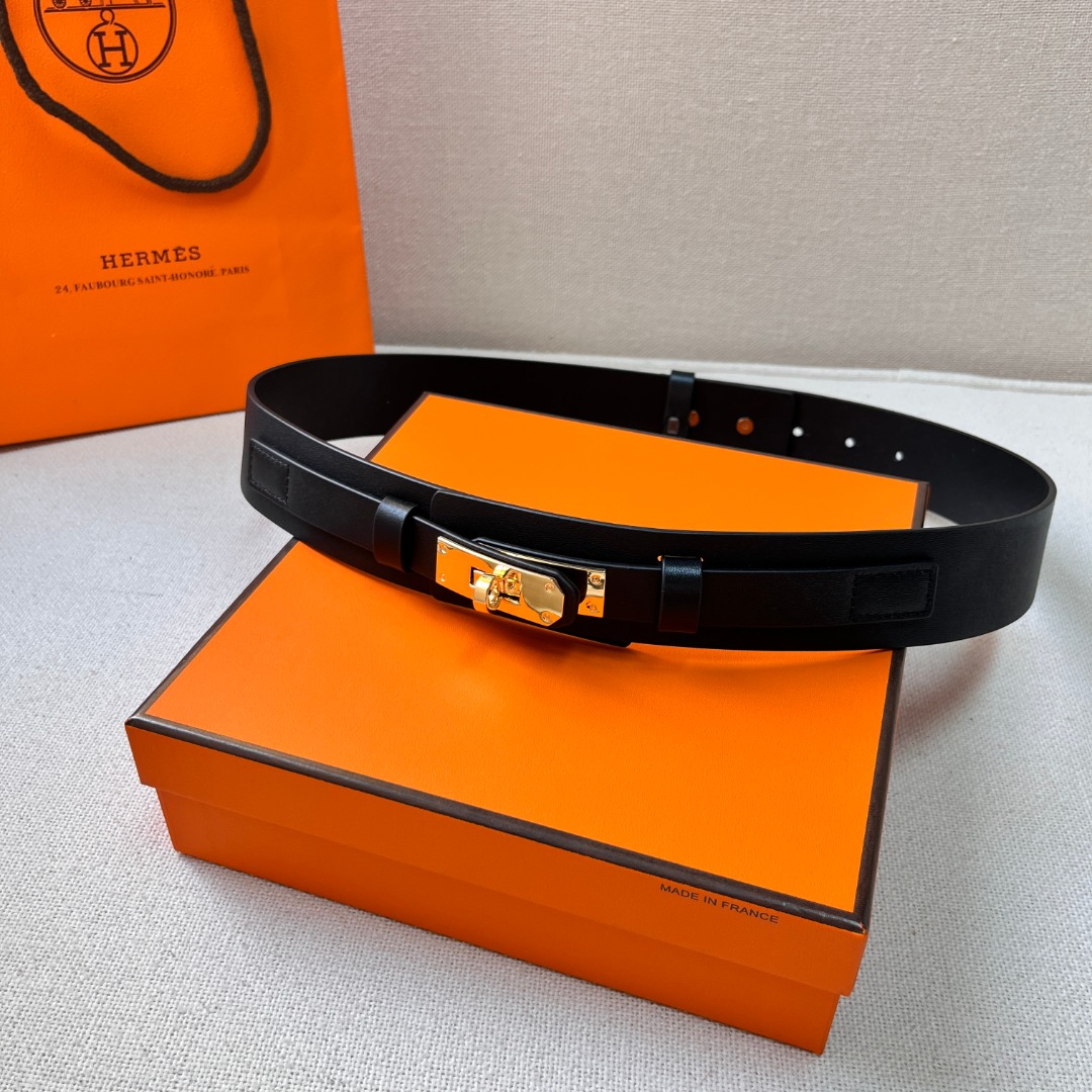 H**mes epsom kelly belt