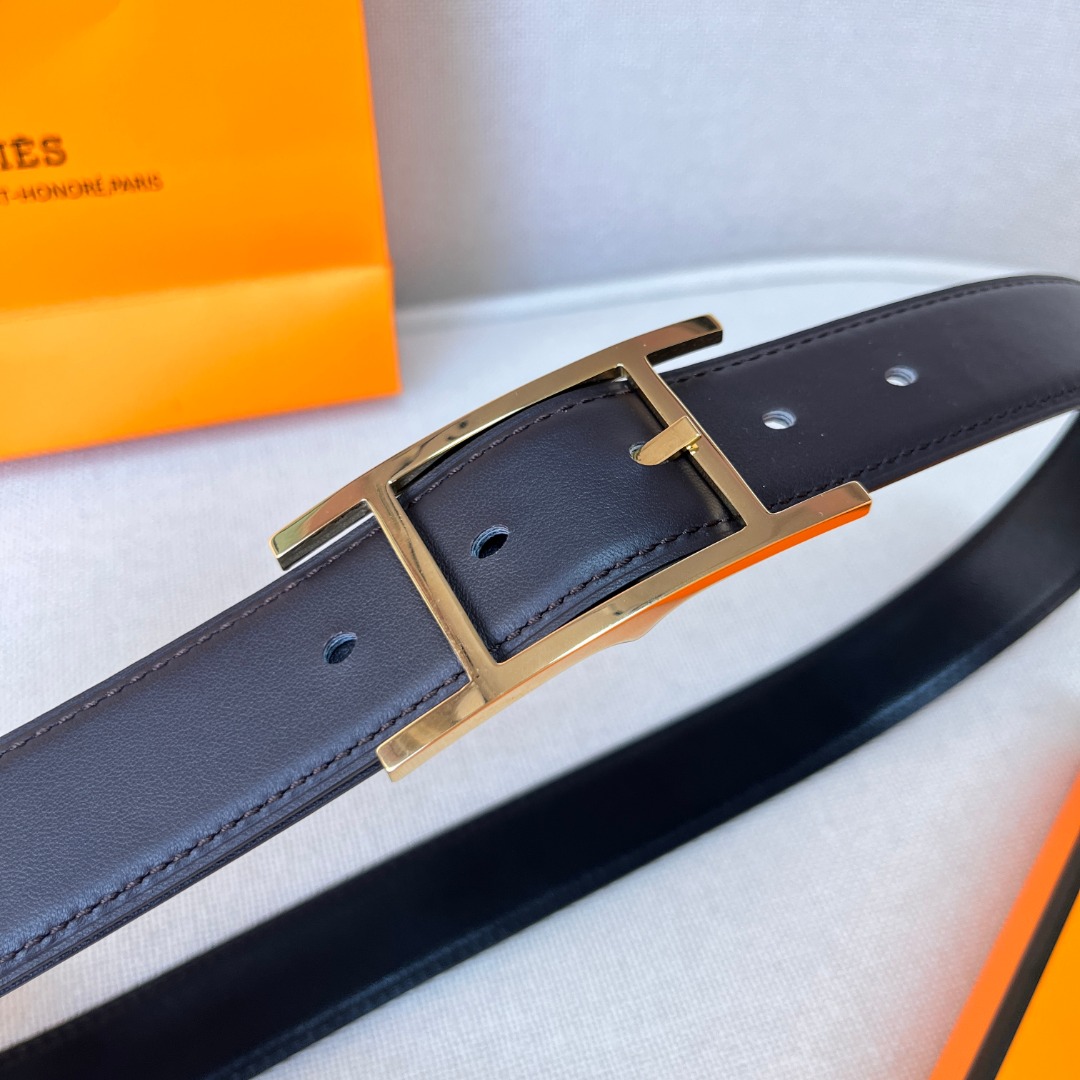 H**mes quentin reversible belt