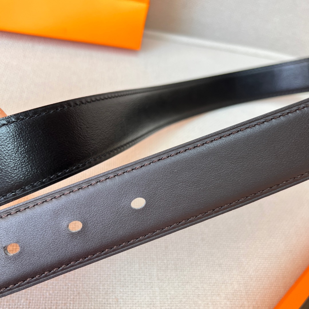 H**mes quentin reversible belt