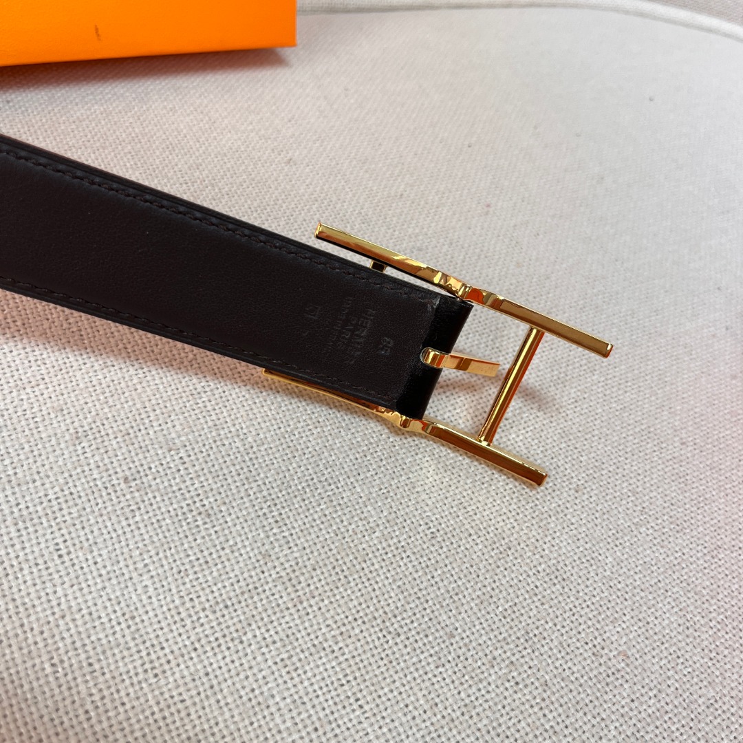 H**mes quentin reversible belt
