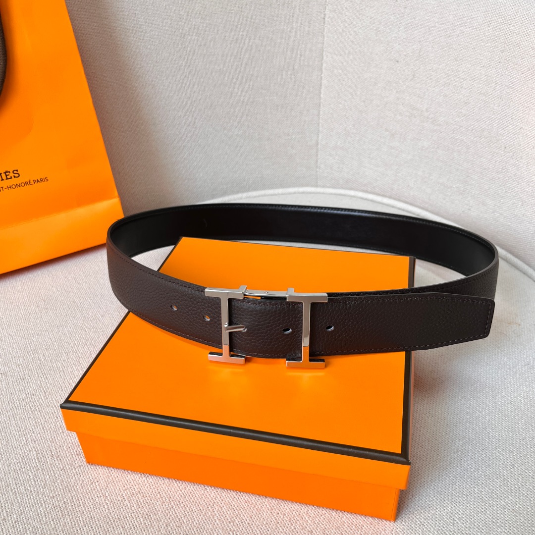 H**mes quentin reversible belt