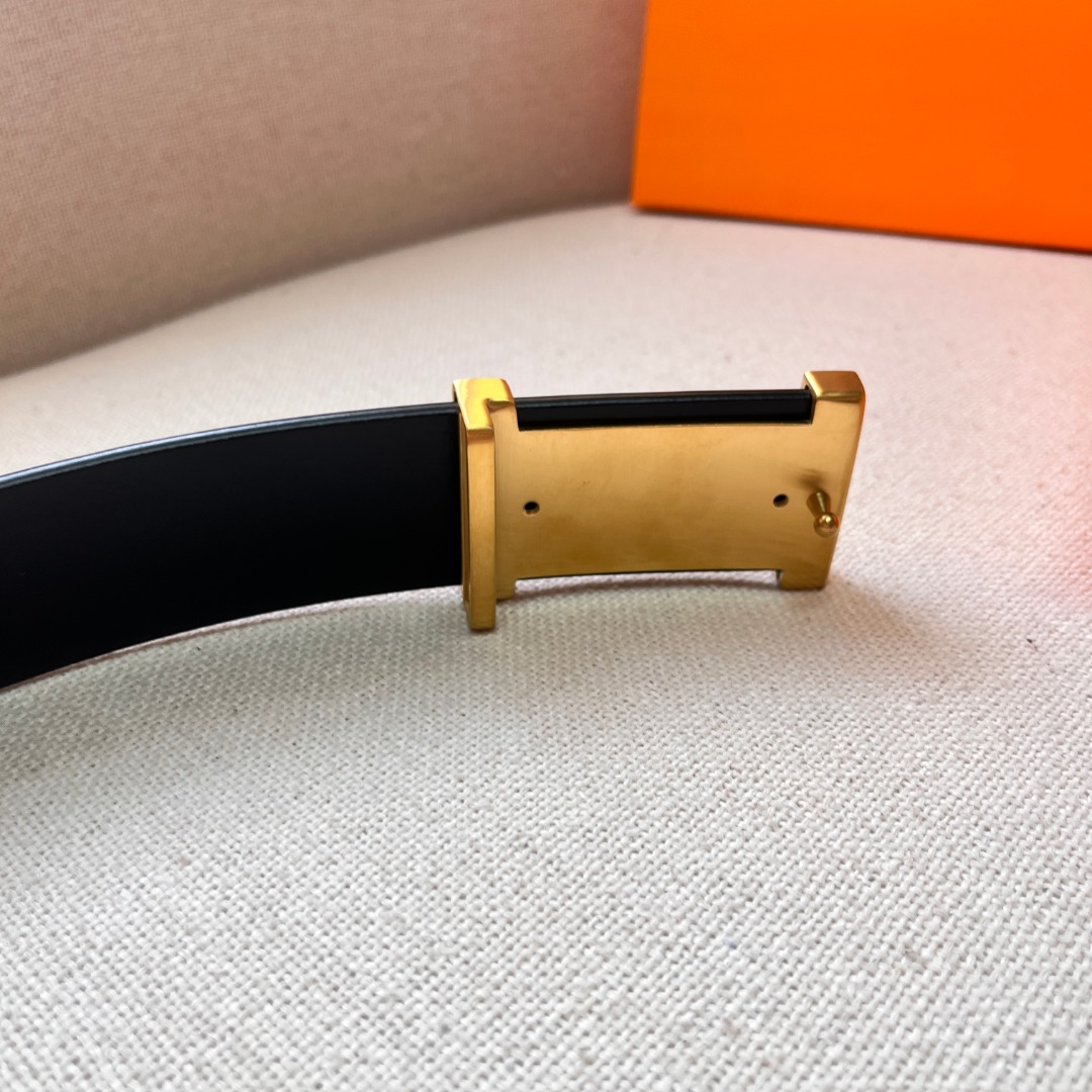 H**mes leather belt 2