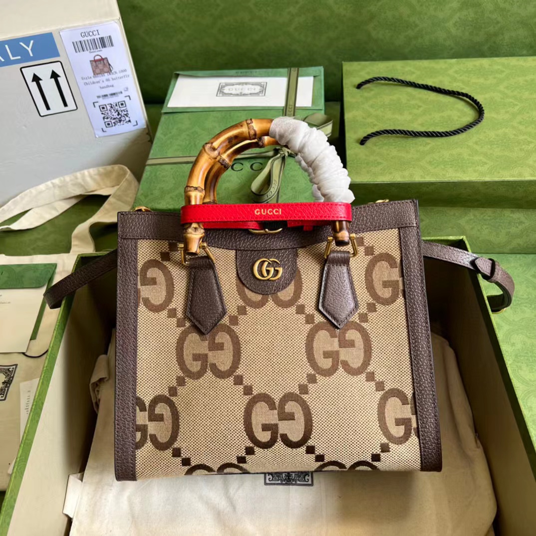 G*u*i diana jumbo gg small tote bag