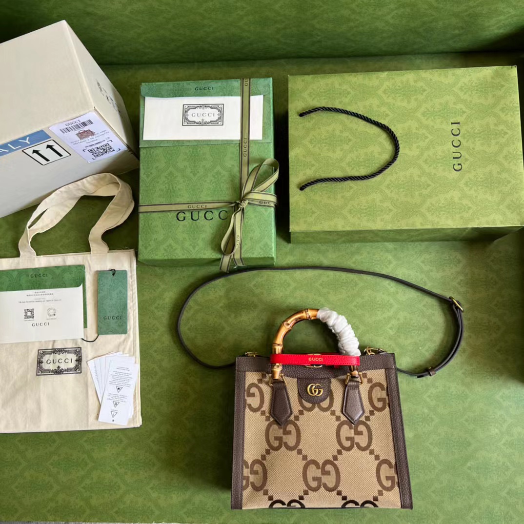 G*u*i diana jumbo gg small tote bag