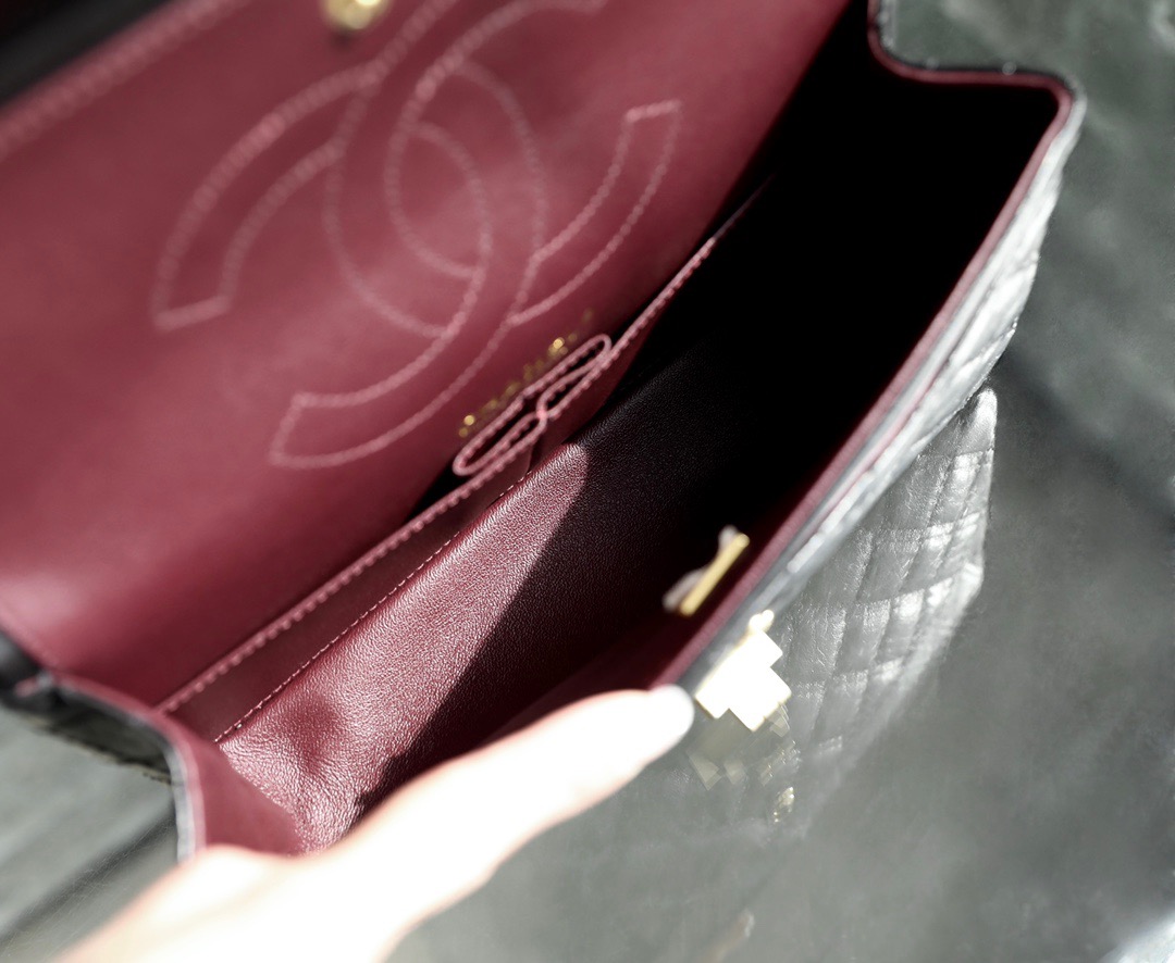 Ch*el reissued 2.55 medium flap bag