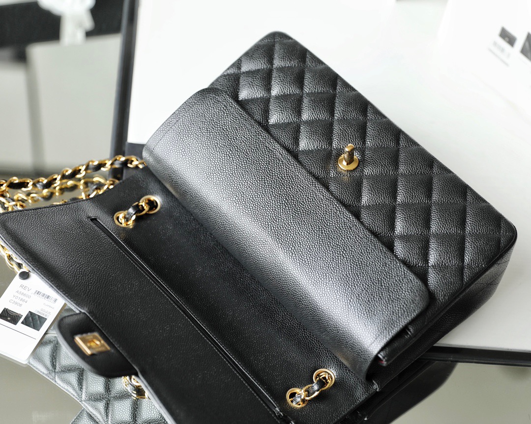 1:1 top aaa grade Ch*el classic flap bag large