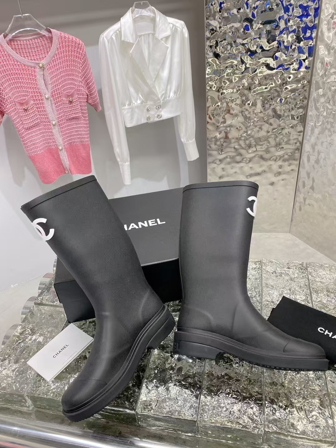 Ch*el rain boots