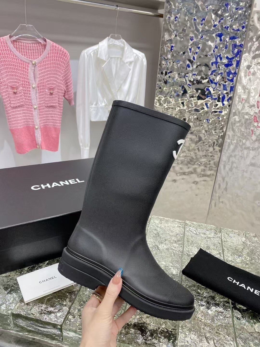 Ch*el rain boots