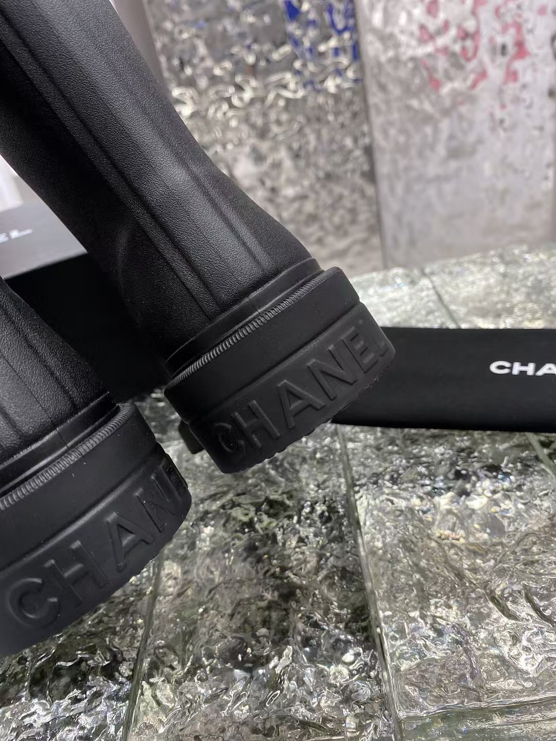 Ch*el rain boots