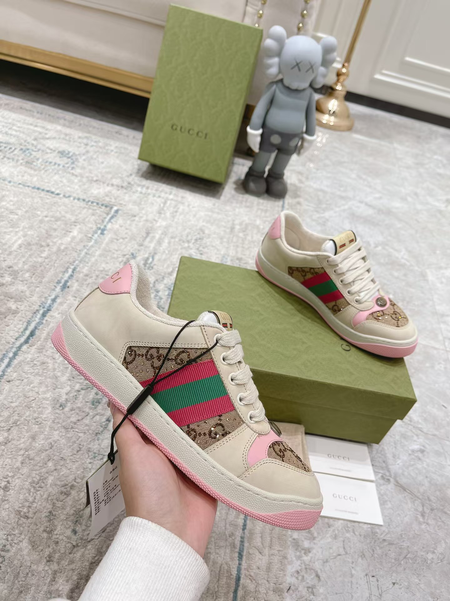 Women’s Screener Sneaker with Crystals