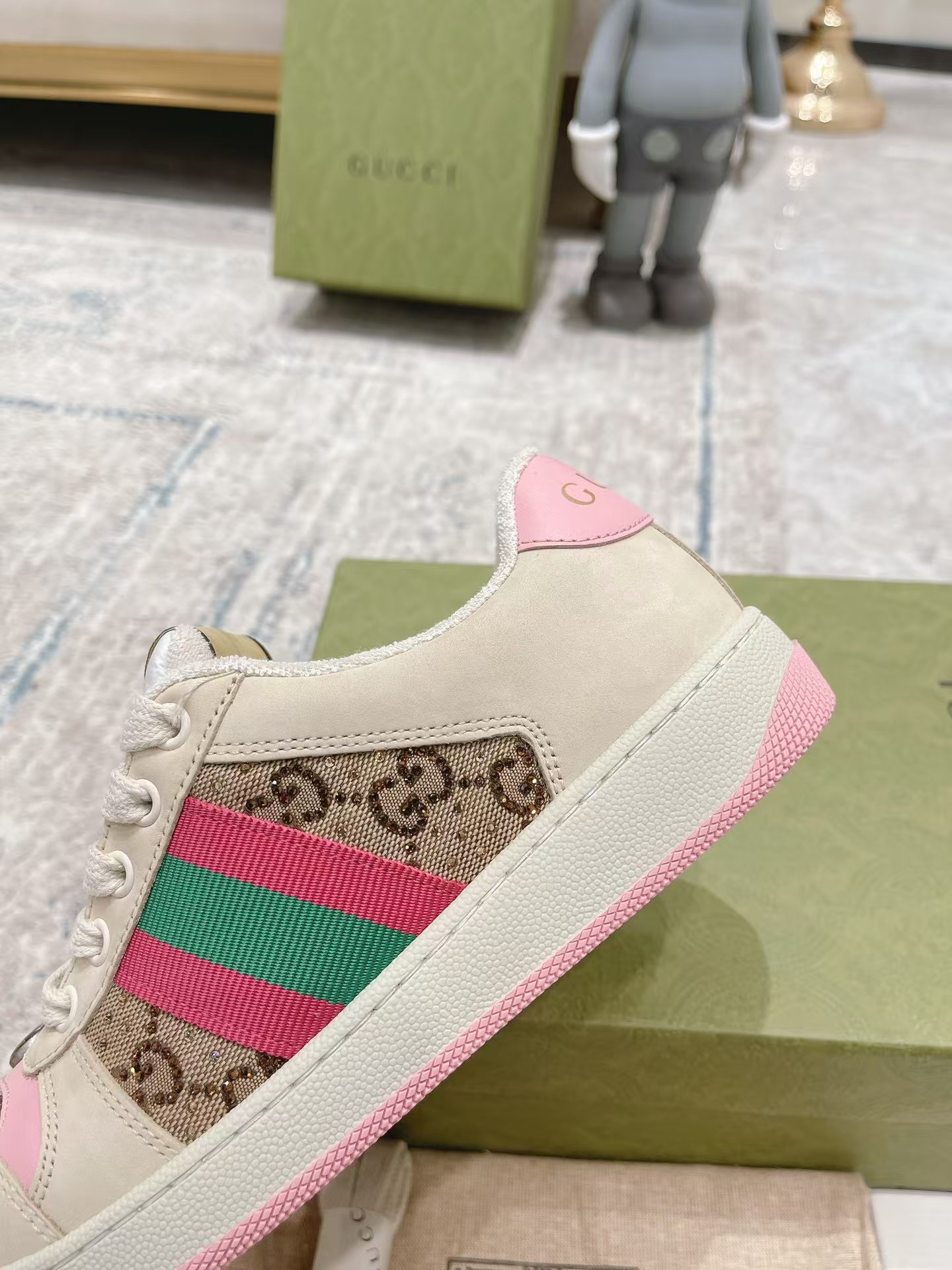 Women’s Screener Sneaker with Crystals