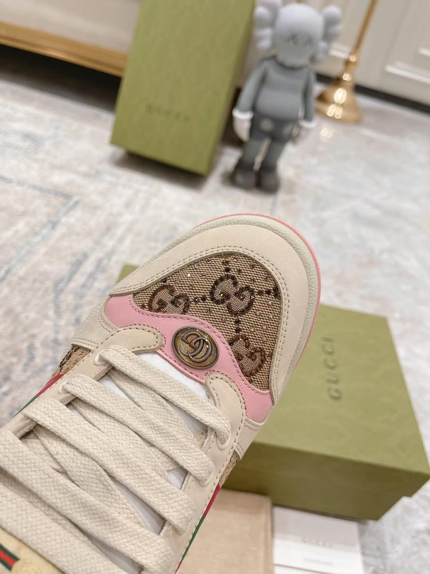 Women’s Screener Sneaker with Crystals
