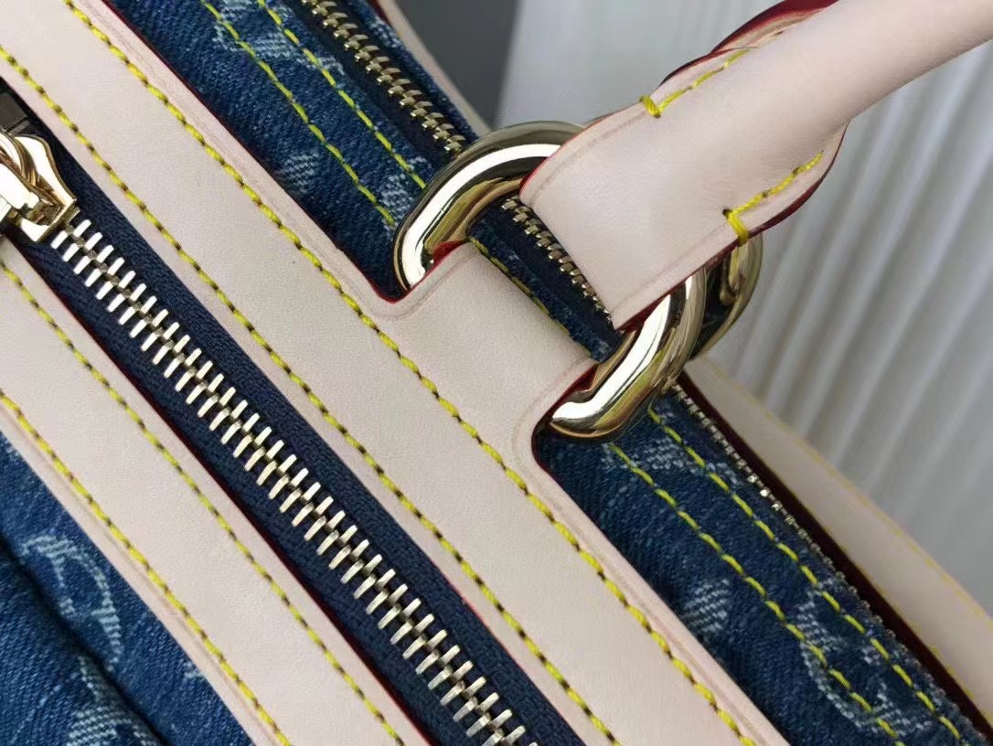 l**is V*t*n monogram denim neo speedy blue
