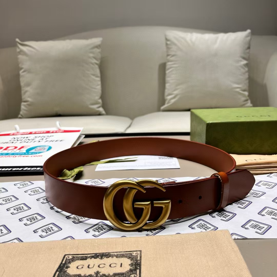 G*u*i gg marmont thick belt
